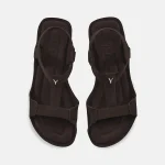 Classy Brown Suede Woman